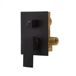 Встраиваемая душевая система AVS CUBE 811-221-MB, черный матовый