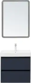 Тумба под раковину Aquanet Вега 2.0 60 маренго, подвесная, 337947