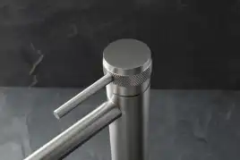 Смеситель для накладной раковины Allen Brau Priority 5.31A02-BN, однорычажный, высокий, Никель брашированный