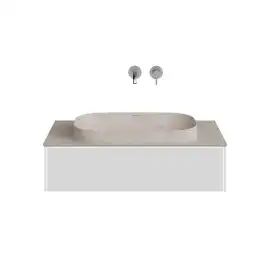 Тумба под раковину Kerama Marazzi MAGICA 90 см, MA.90.1\MGR.M подвесная, утренний серый матовый