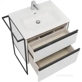 Тумбы под раковину Roca Domi 60 A857458806 подвесная, цвет, Белый глянец