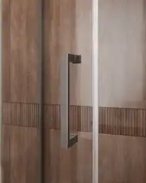 Душевой уголок CEZARES MOLVENO-R-1-90-C-GM-IV стекло Прозрачное, профиль Оружейная сталь