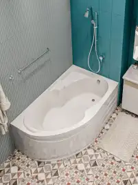 Акриловая ванна 1Marka DIANA 150x90 Асимметричная Белая Правая 01ди1590п