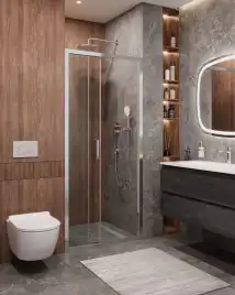 Душевая дверь CEZARES MOLVENO-BF-3-100-C-Cr-IV стекло Прозрачное, профиль Хром