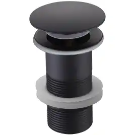 Донный клапан для раковины AQUATEK, матовый черный AQ6000MB