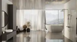 Душевая система  Vincea Rondo VSFS-1R0CH VSFS-1R0CH для душа без излива, хром