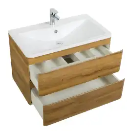 Тумба под раковину BelBagno ALBANO-800-2C-SO-RR подвесная Rovere Rustico