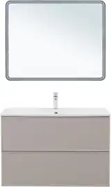 Тумба под раковину Aquanet Арт 100 бежевый, 343969