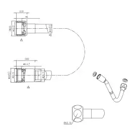 Душевая система  Vincea Inspire VSFW-3I22MT2RGM VSFW-3I22MT2RGM  с термостатом, встраиваемая, вороненная сталь