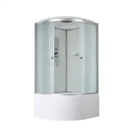 Душевая кабина AvaCan D5080 80x80 см, высокий поддон, с крышей