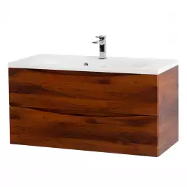 Тумба под раковину BelBagno MARINO-1000-2C-SO-RC-P подвесная Rovere Ciliegio