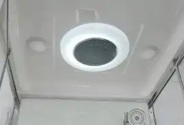 Душевая кабина AvaCan V2090LED 90x90 см, низкий поддон, с крышей