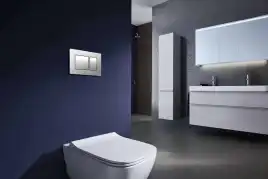 Кнопка смыва Azario AZ-8200-0030/P43-0110-0025 двойная, хром матовый