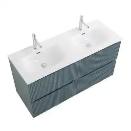 Тумба под раковину BelBagno UNO-1200-4C-SO-AO подвесная, Голубой Матовый