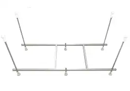 Сборный каркас к ванне AZARIO BELLA 180х80 см шпильки (AV.0020180K)