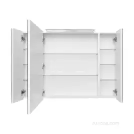 Зеркальный шкаф Roca Oleta 100 A857648501 с подсветкой, Белый матовый