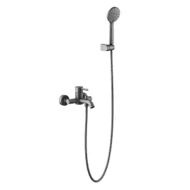 Смеситель для ванны Aquatek Европа AQ1349BGM, Оружейная сталь