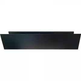 Полка Aquanet Магнум Н 50x12 черная матовая, с крючками, 341533