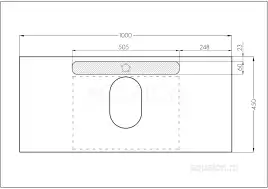 Тумба под раковину Aquaton Лофт Урбан 100 1A247701LQX60 подвесная цвет, серый графит / дуб орегон