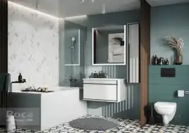 Зеркало Roca Aneto 80 812363000 с подсветкой, сенсорный выключатель, Белый