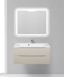 Тумба под раковину BelBagno MARINO-1000-2C-SO-CO-P подвесная Crema Opaco