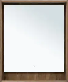 Зеркало Aquanet Милан 70 с подстветкой, сенсорный выключатель, дуб рустикальный, 336399