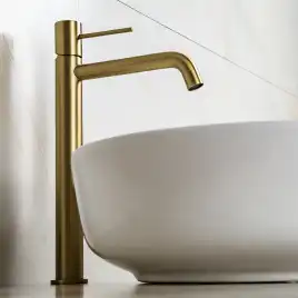 Смесители для раковины AVS Slimmer 811-101-BG высокий, брашированное золото