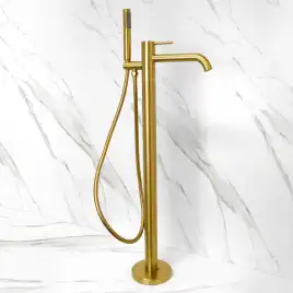 Смесители для ванны AVS Slimmer 811-112-BG напольный, брашированное золото
