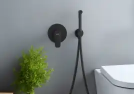 Гигиенический душ со смесителем Aquatek AQ1119MB однорычажный, Черный