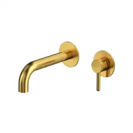 Смеситель для раковины Whitecross Y brushed gold скрытого монтажа Золото брашированное, Y1216GLB