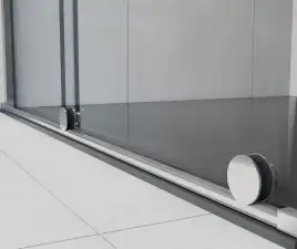 Душевая дверь Vincea Arno 120 VPS-1A120CL, раздвижная, профиль хром, стекло прозрачное