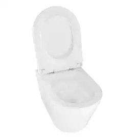 Унитаз подвесной Azario LANDER AZ-2802E подвесной, безободковый, со смывом 