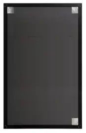 Зеркало в алюминиевой раме SPC-AL-500-800 Nero