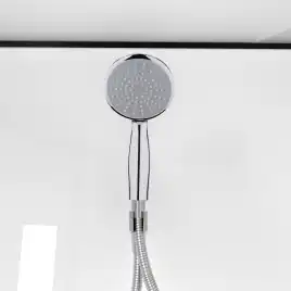 Душевая кабина Loranto 90х90 низкий поддон, прозрачное стекло, профиль Черный, CS-22109