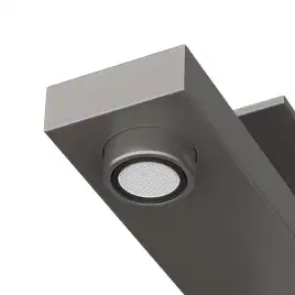 Смеситель для раковины Cezares SLIDER-LS-GM, Оружейная сталь