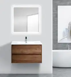 Тумба под раковину BelBagno KRAFT-800-2C-SO-RT подвесная Rovere Tabacco