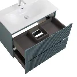 Тумба под раковину BelBagno UNO-900-2C-SO-AO подвесная, Голубой Матовый