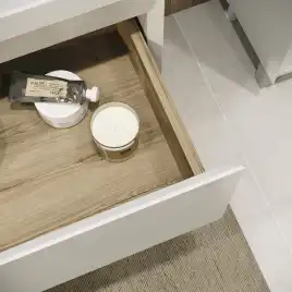 Тумба под раковину Grossman Меркадо 60 подвесная, белая матовая (106076)