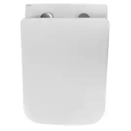 Подвесной унитаз Azario Boca AZ-2002 безободковый, с сиденьем микролифт, Белый глянцевый