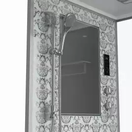 Душевая кабина Niagara Luxe 100х90х215 NG-7714W низкий поддон, с гидромассажем