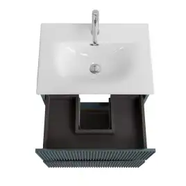 Тумба под раковину BelBagno UNO-MINI-500-2C-SO-AO подвесная, Голубой Матовый