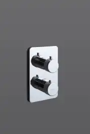 Душевая система Allen Brau Priority 5.31013-00 для душа без излива, термостатическая, с верхним душем, Хром