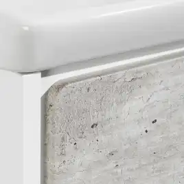 Тумбы под раковину Roca Ronda 70 ZRU9303003 подвесная, цвет, Белый матовый / Бетон