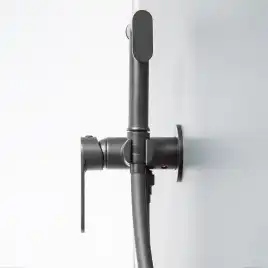 Гигиенический душ со смесителем AVS Beauty черный матовый, 811-531-MB