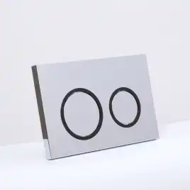 Клавиша смыва AVS 809-0014-CR/GB круглые кнопки для узкой и низкой инсталляции, хром