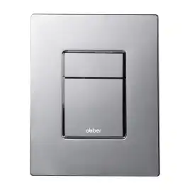 Комплект унитаза с инсталляцией ABBER Bequem AC1100 белый и кнопкой AC0123 хром глянцевый
