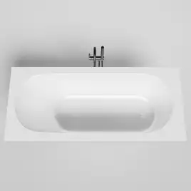 Ванна Salini ORNELLA KIT 170х70 102423M из материала S-Stone, Белая матовая