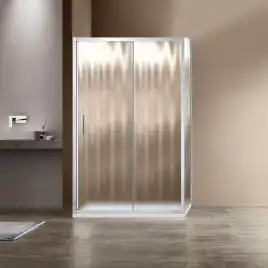 Душевой уголок Vincea Garda 150х90 VSR-1G9015CH, дверь раздвижная, профиль хром, стекло шиншилла