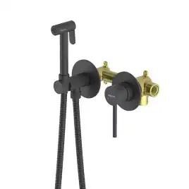 Гигиенический душ со смесителем Aquatek AQ1319MB однорычажный, Черный