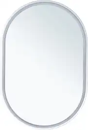 Зеркальный шкаф Aquanet Монте 60 белый, с LED подсветкой, 344788